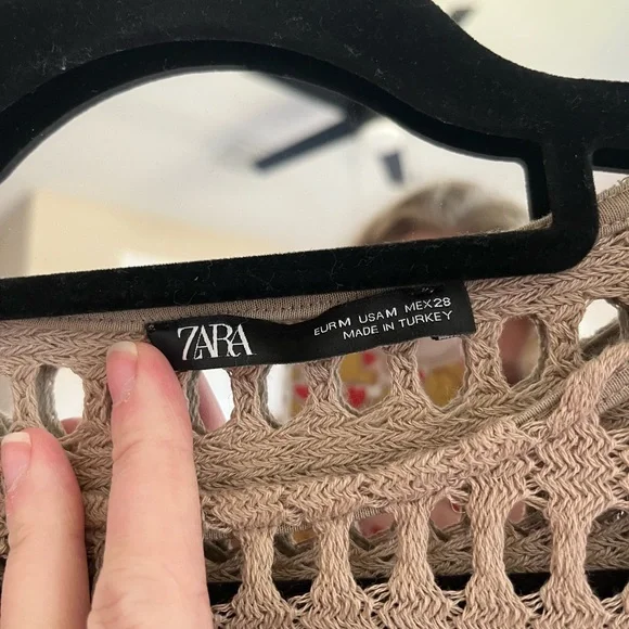 Zara Knit Long Sleeve Dress - Picture 5 of 8